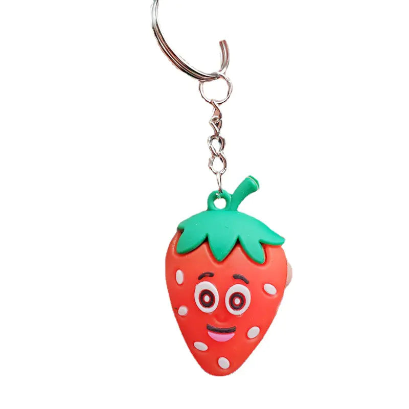 3D Avocado Heart Keychain for Bags and Purses