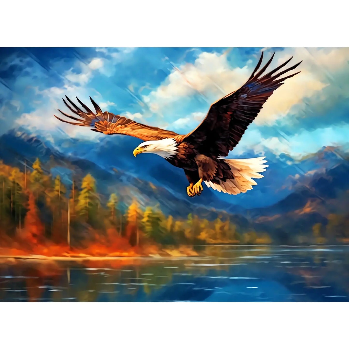 500 Piece Jigsaw Eagle Puzzle 20.5"X15"