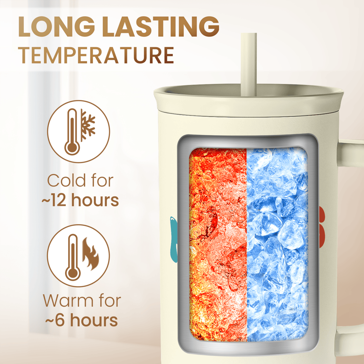 Nurse Tumbler with Handle 40oz, Cool Nurse Club Cup Coffee Travel Mug Tumblers with Straw, Nurse Appreciation Gifts for Women Female Nurses, Nursing Gift for Christmas Birthday Nurse Week