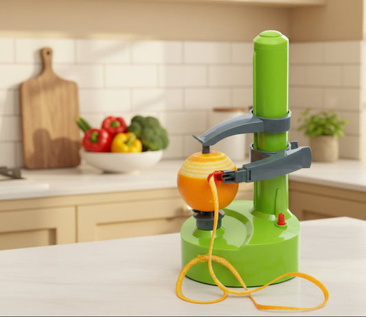 Multifunctional Automatic Peeler Electric Spiral Apple Peeler Slicer Fruit Potato Automatic Battery Powered Peeler Kitchen Tools