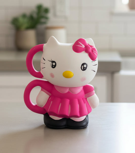 2-Piece Hello Kitty Hand-Painted Mug