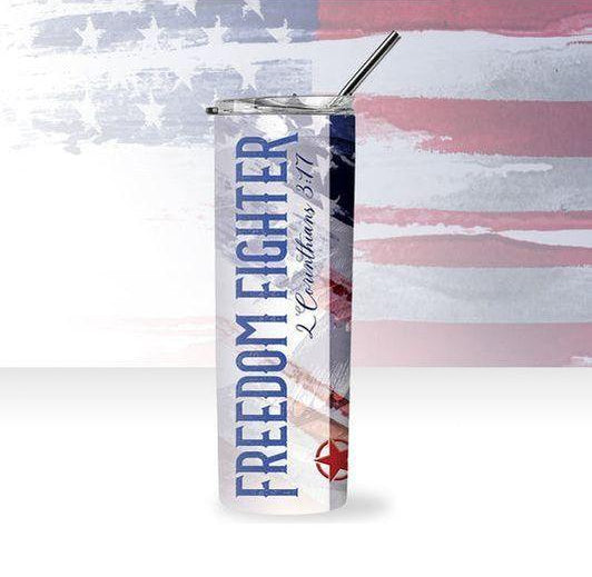 Freedom Fighter Drink Tumbler