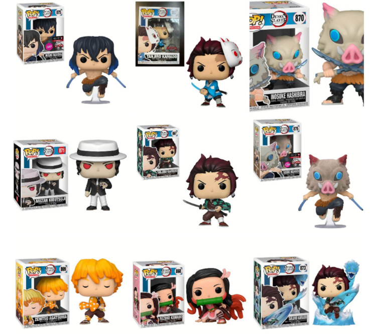 Funko Pop Demon Slayer Figures