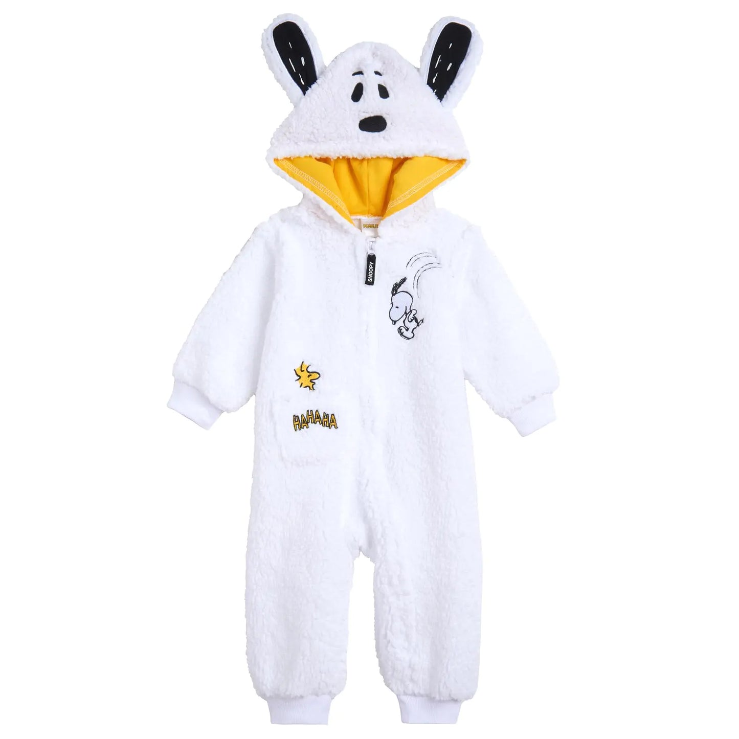 PEANUTS Woodstock & Snoopy Baby Sherpa Coverall - 6-9 Months