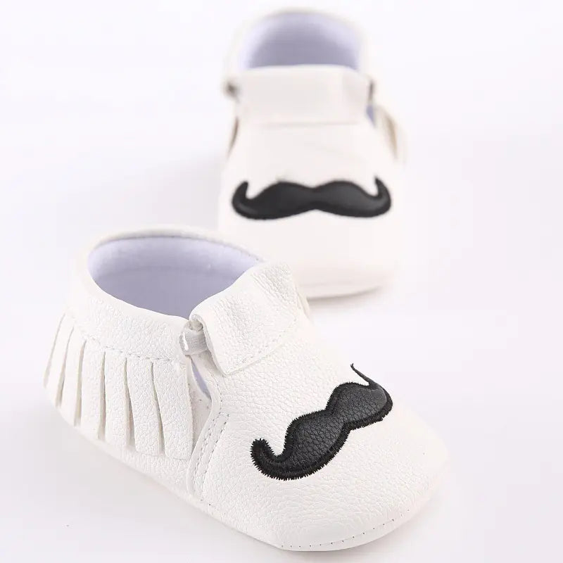 Baby Shoes, Infant Soft Sole Mustache Walker Shoes