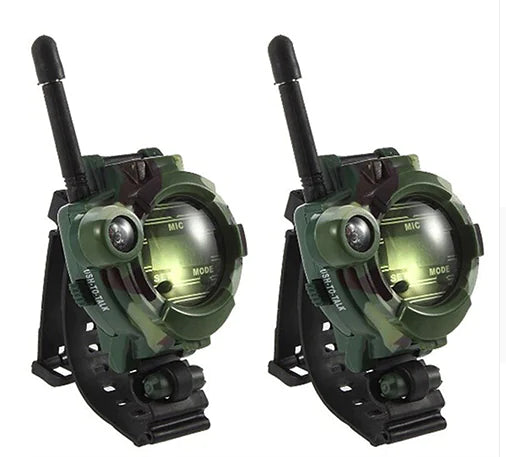 Camo Walkie Talkies for Kids - Toy Watch Pair