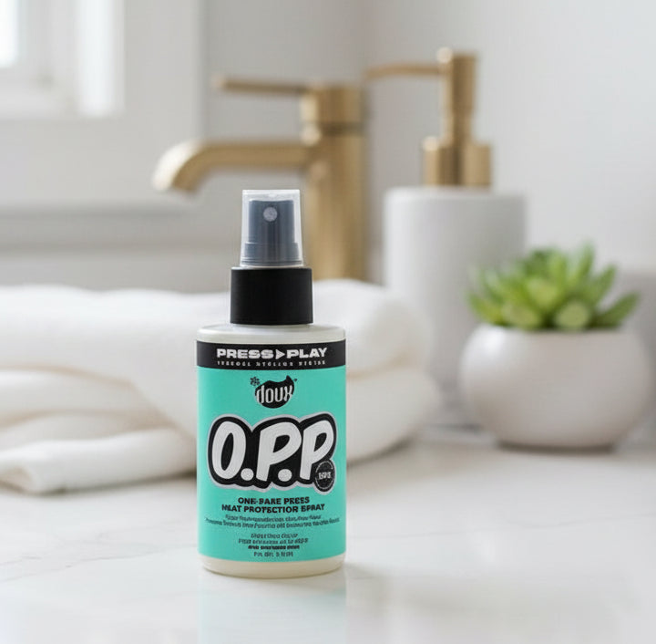 The Doux O.P.P. One-Pass Press Heat Protectant Spray 4 fl oz - New