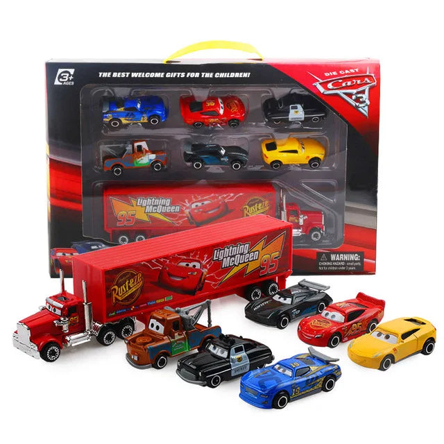 Disney Pixar Cars 3 1:55 Diecast Metal Car Model 7 Piece