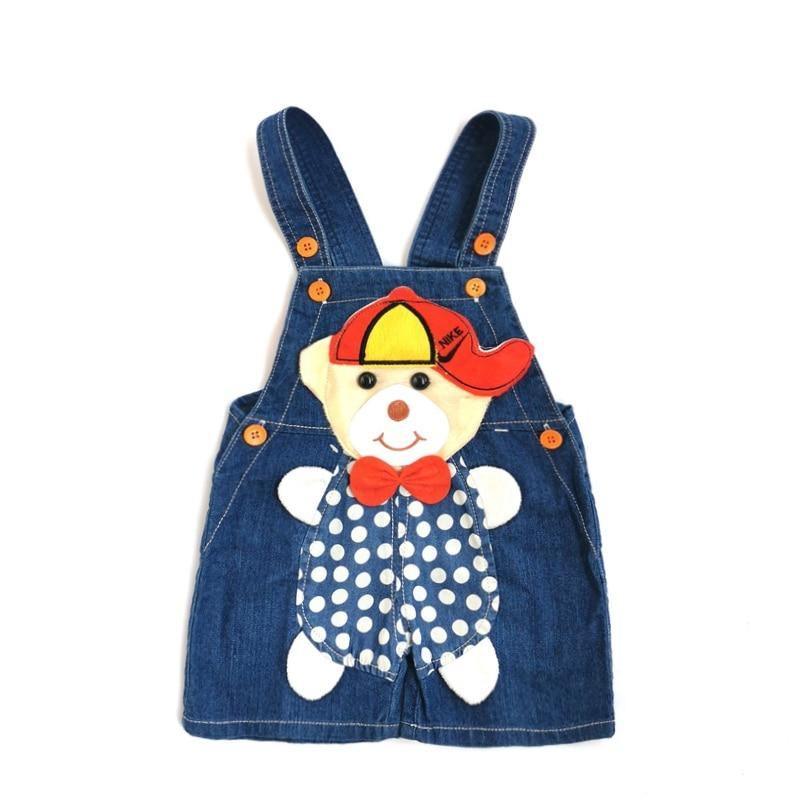 Toddler Boys & Girls Animal Jean Overalls