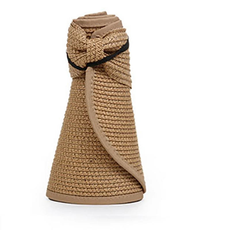 Women Foldable Summer Visor Hat - Stylish and UV-Resistant