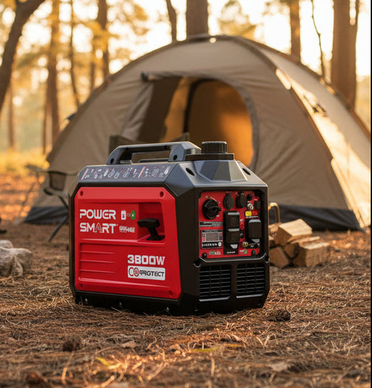 3800W/3500W Gas/Propane Dual Fuel Inverter Generator w/ CO Alert HB5040DC
