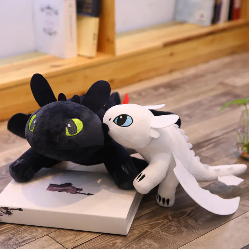 How to Train Your Dragon Toothless and Light Fury Plush