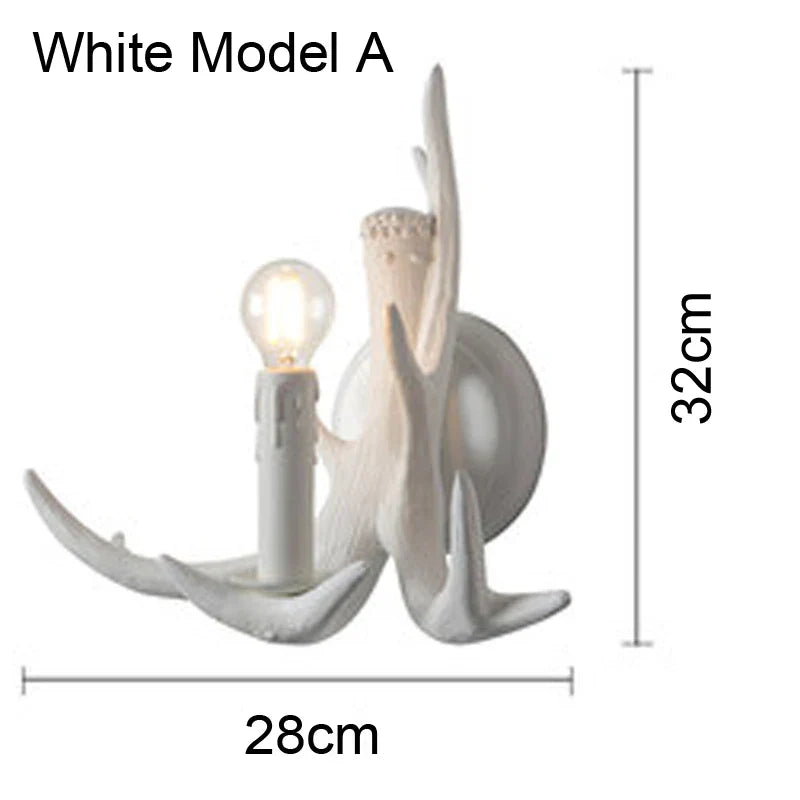 Deer Antler Chandelier: Resin Horn Lamp