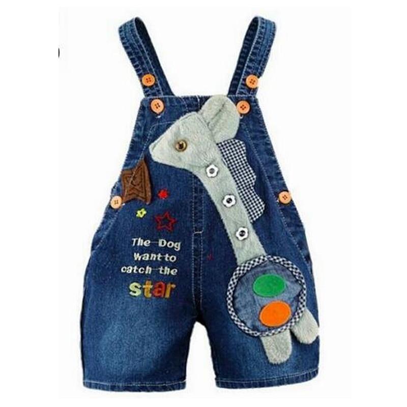 Toddler Boys & Girls Animal Jean Overalls