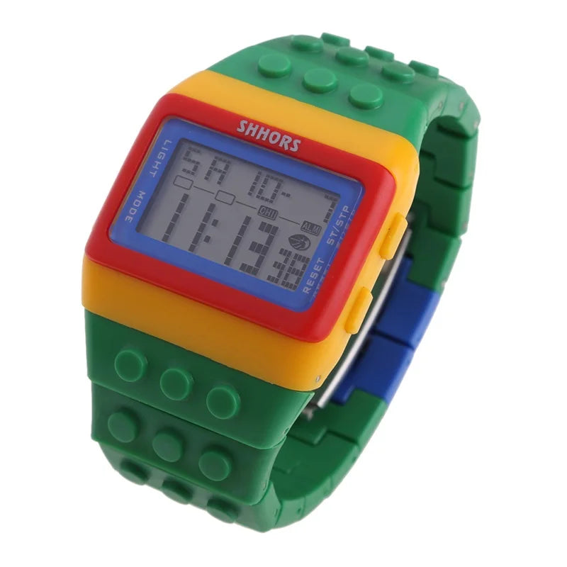 Digital LED Block Sports Watch