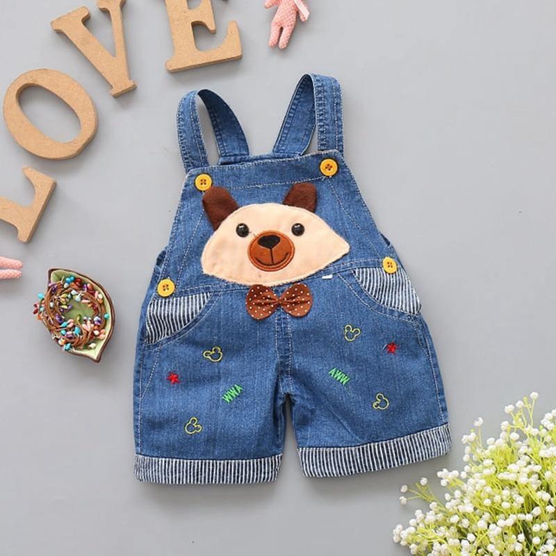 Toddler Boys & Girls Animal Jean Overalls
