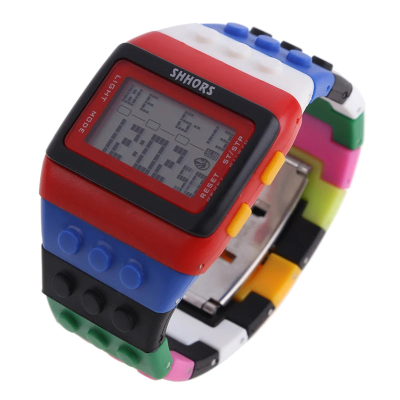 Digital LED Block Sports Watch