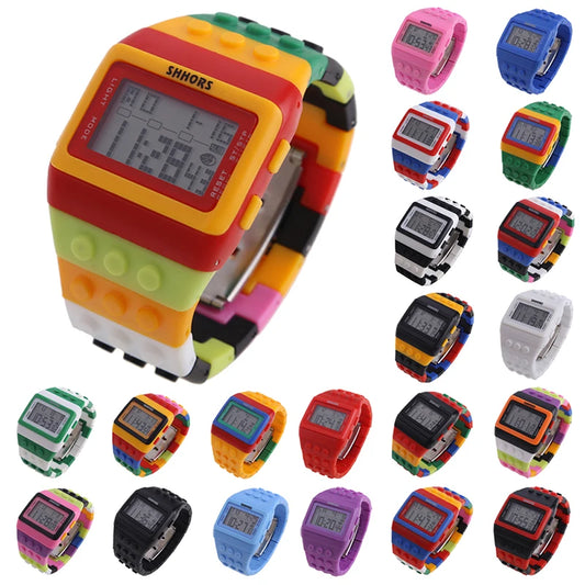 Digital LED Block Sports Watch