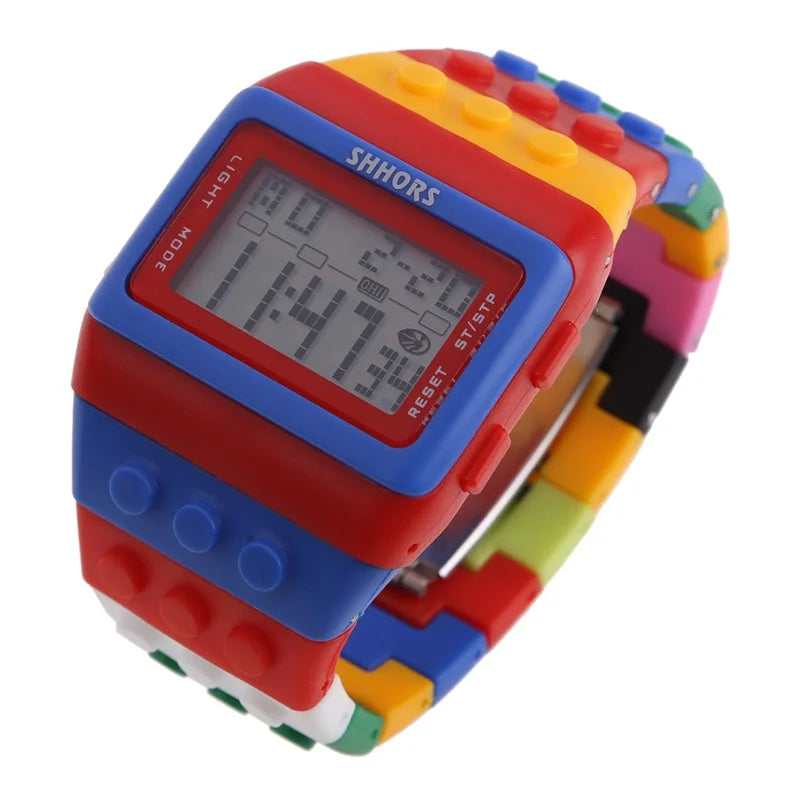 Digital LED Block Sports Watch