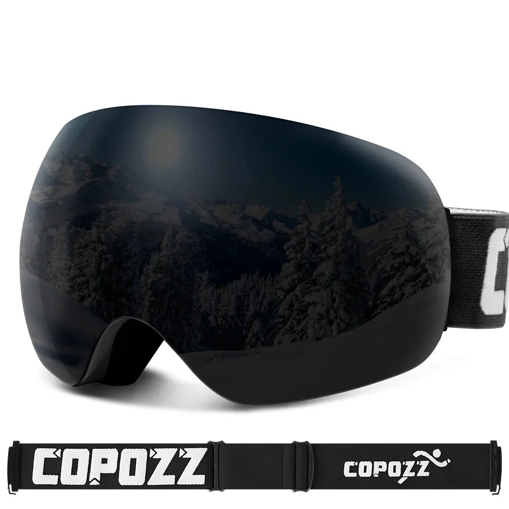Enhanced Night Vision Frameless Ski Goggles