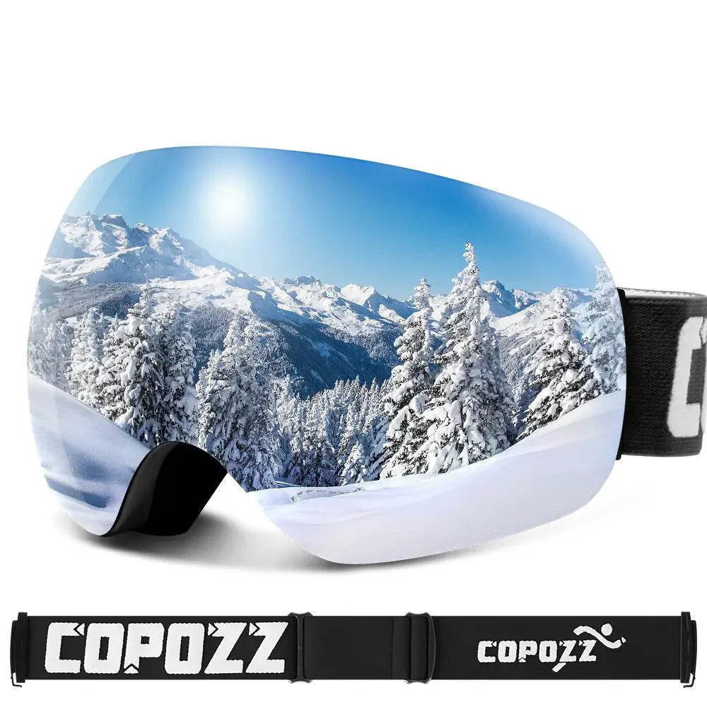 Enhanced Night Vision Frameless Ski Goggles