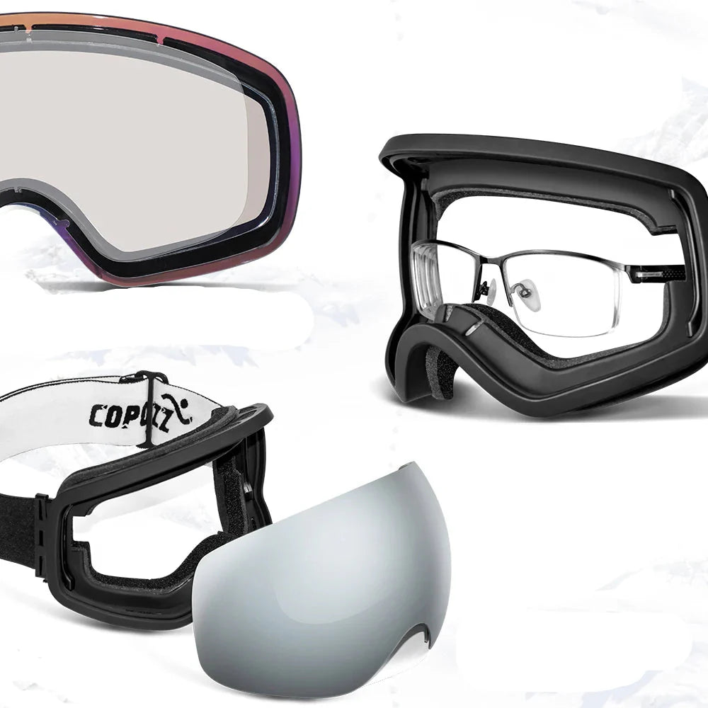 Enhanced Night Vision Frameless Ski Goggles