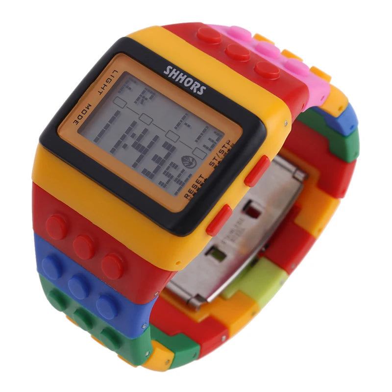Digital LED Block Sports Watch