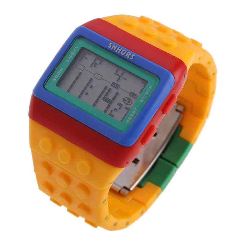 Digital LED Block Sports Watch