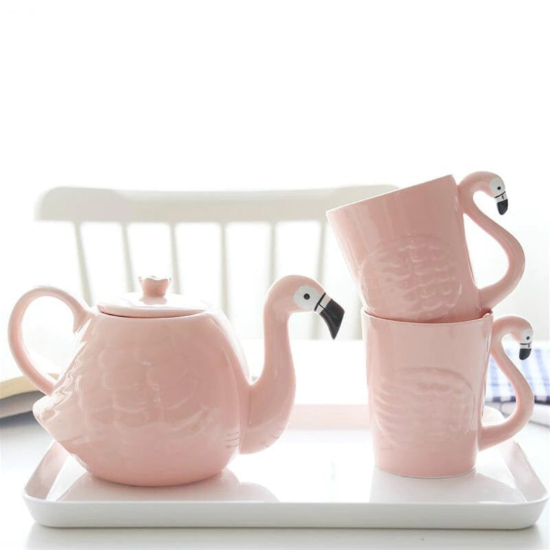 Flamingo Tea Set