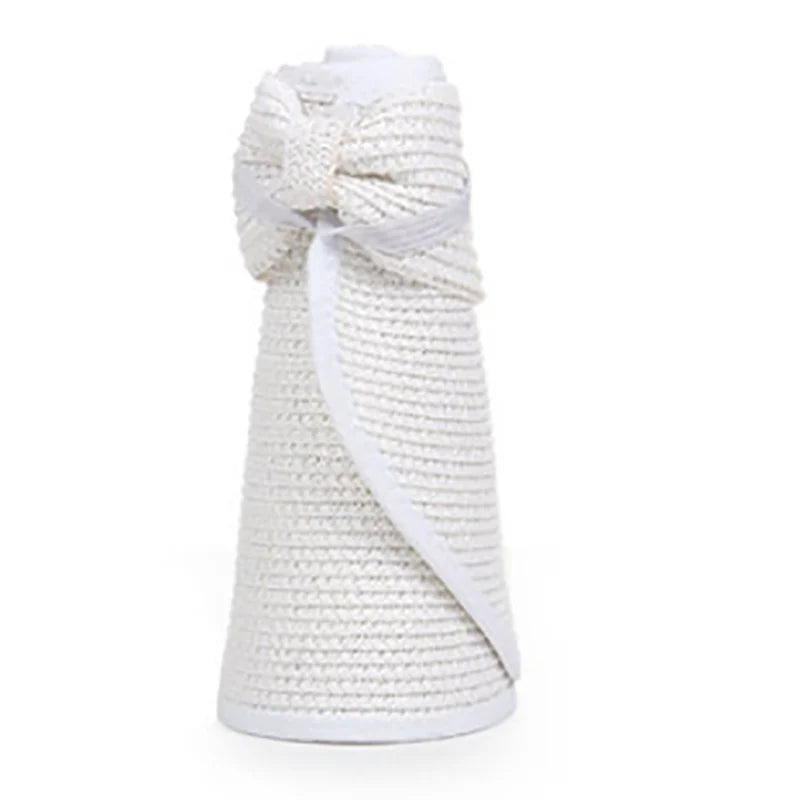 Women Foldable Summer Visor Hat - Stylish and UV-Resistant