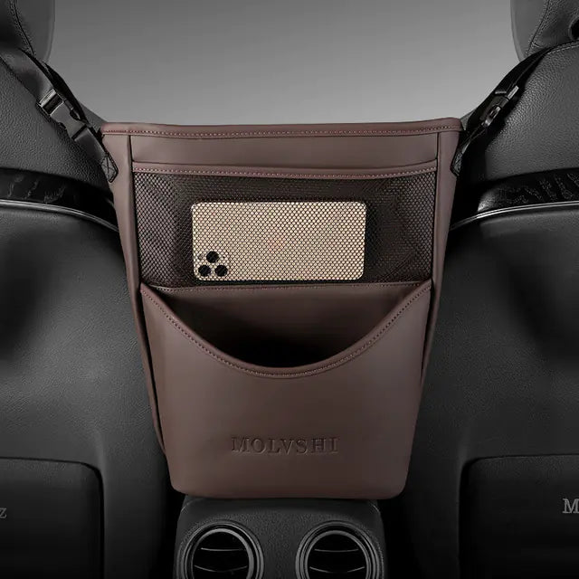 Leather Car Armrest Organizer (Multiple Colors)