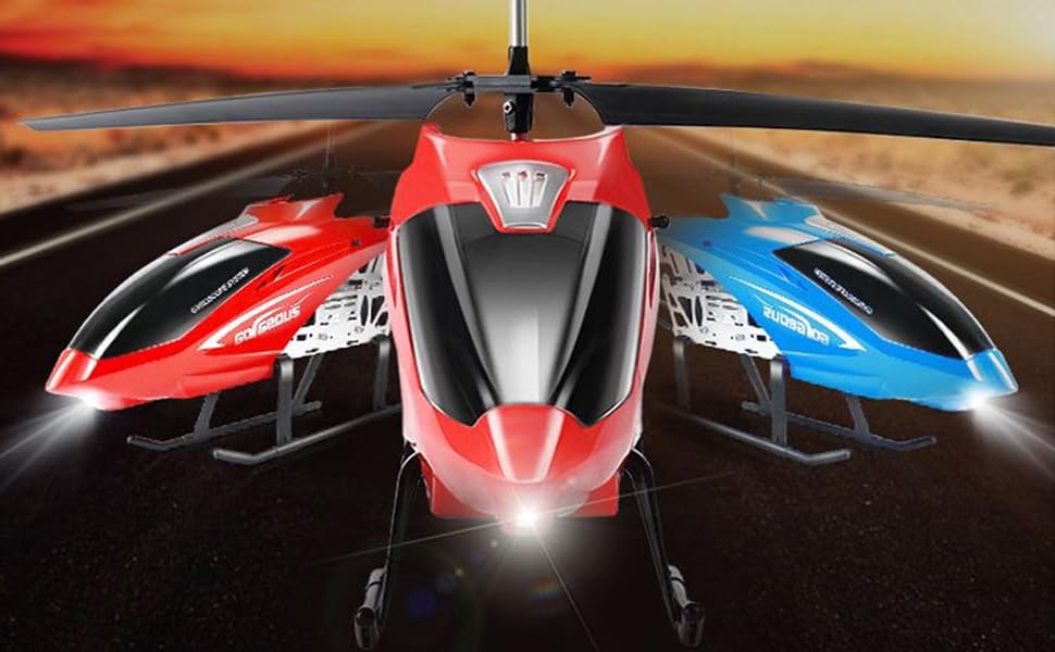 Large RC Remote Control 3.5 Channels Drone Helicopter with LED Light