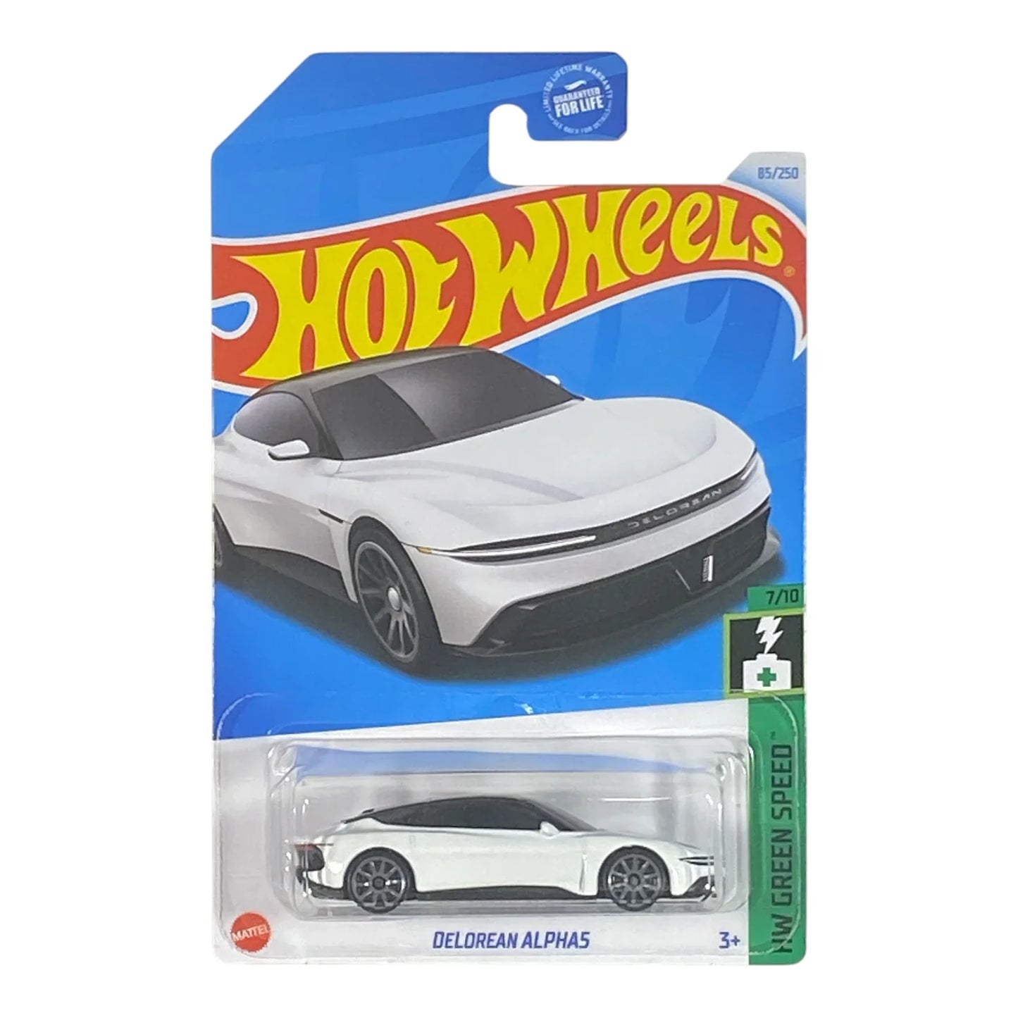 Hot Wheels DeLorean Alpha5 - Green Speed Series 7/10