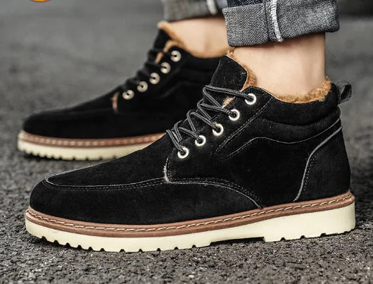 Casual Cashmere and Cotton Martin Boots