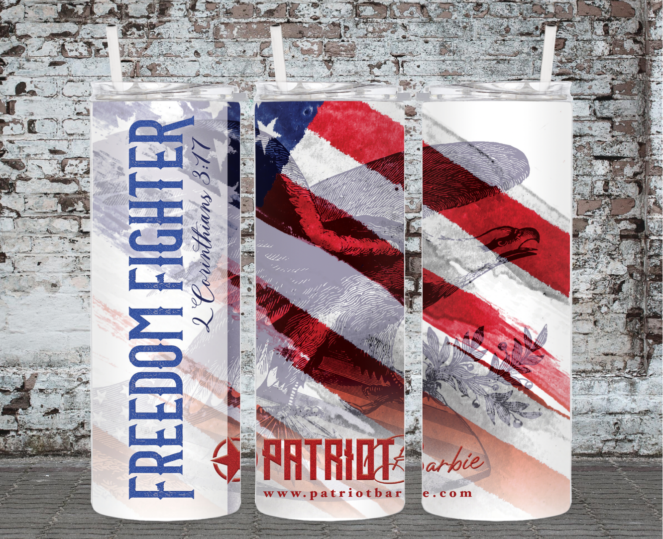 Freedom Fighter Drink Tumbler