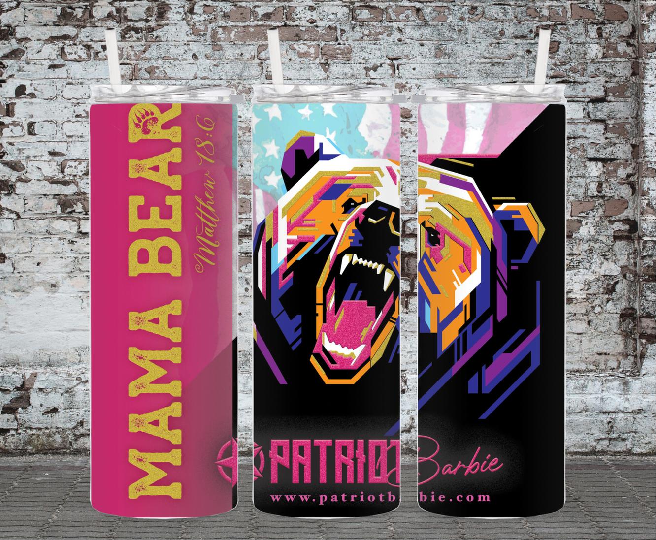 Mama Bear Drink Tumbler