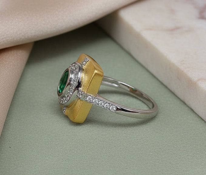 Vintage Gold and Silver Ring
