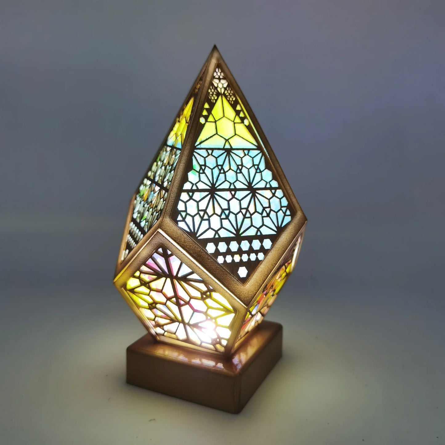 LED Starry Sky Boho Lantern