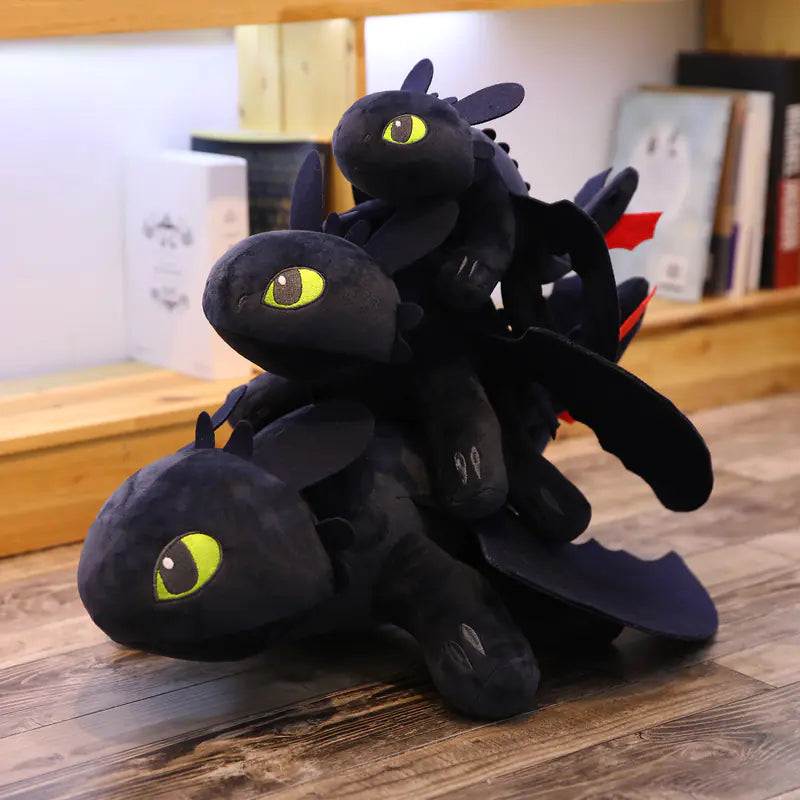How to Train Your Dragon Toothless and Light Fury Plush