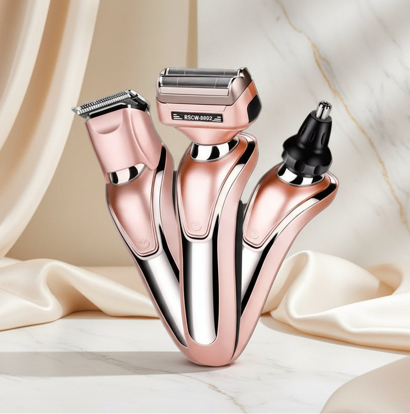 3-in-1 Electric Shaver, Hair Clipper & Nose Trimmer