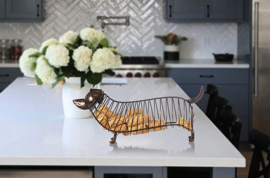 Dachshund Bottle Cork Storage