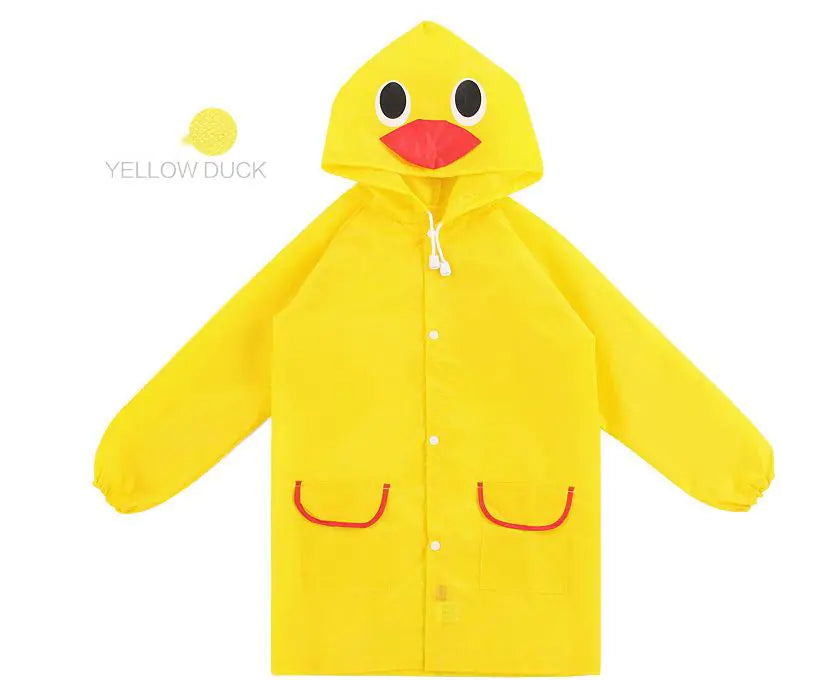 Animal Print Children's Rain Poncho for Kids