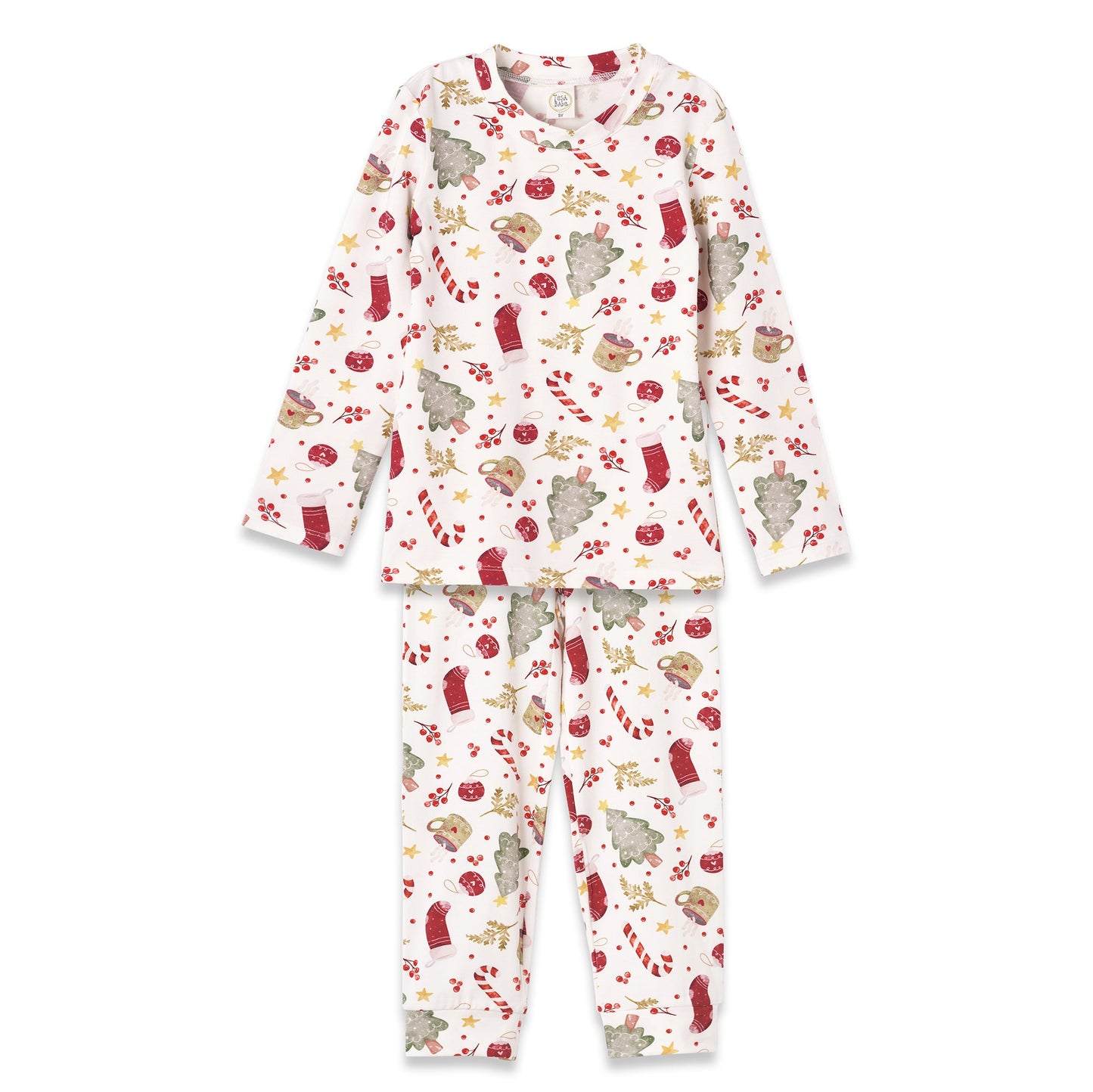 Kids’ Christmas Pajama Set – Soft Bamboo Holiday Sleepwear