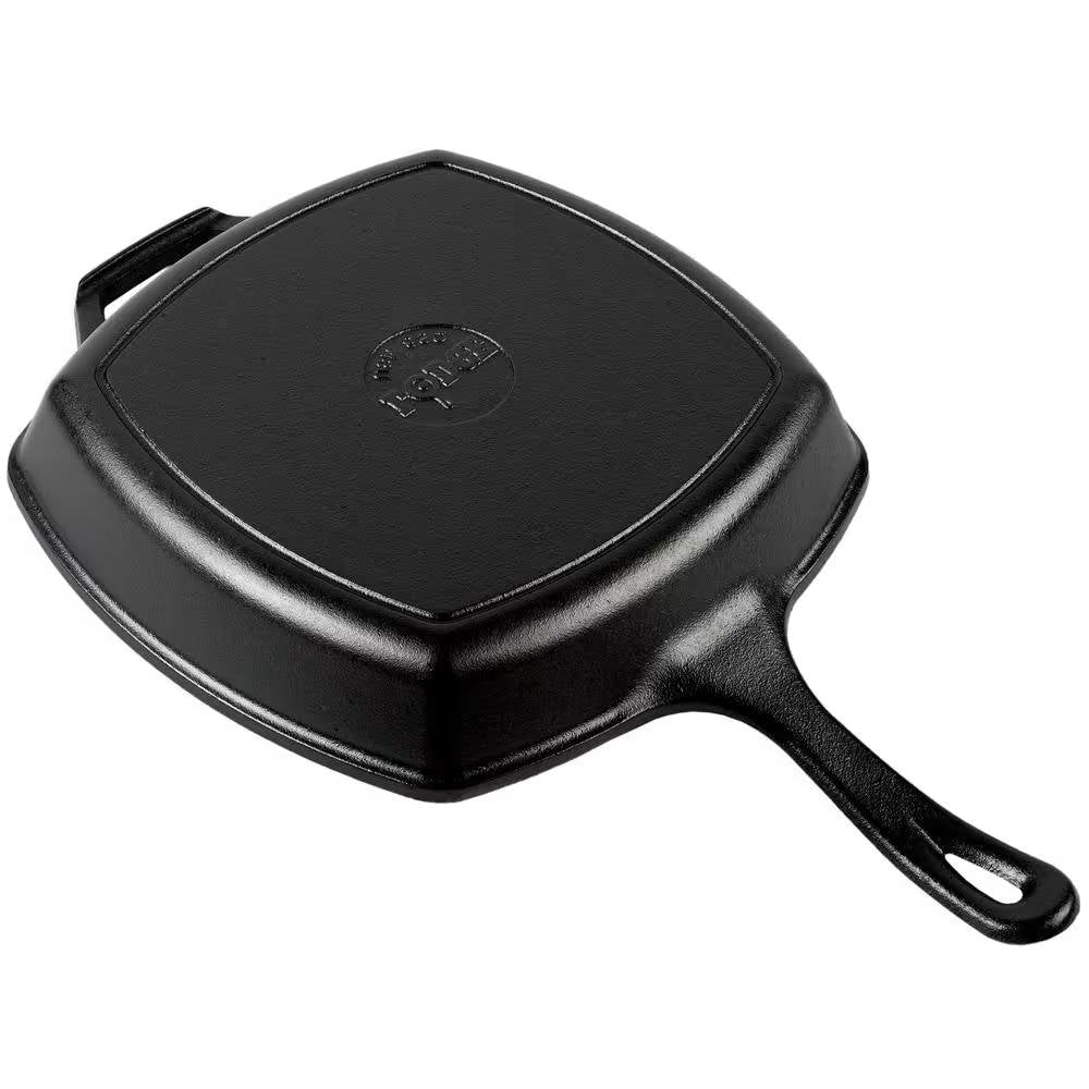 10.5-inch Square Cast Iron Skillet Frying Pan