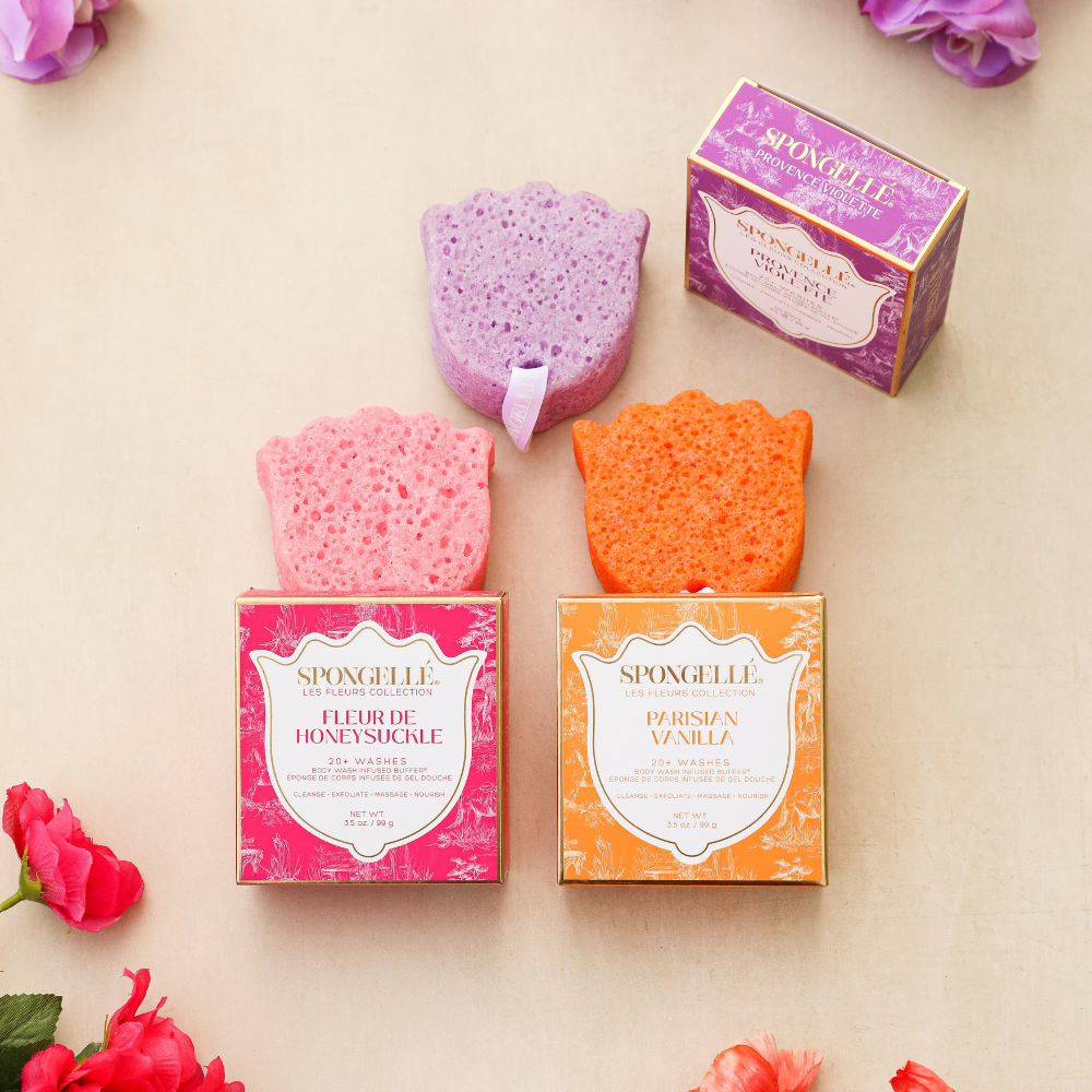 Les Fleurs Body Buffer Trio Set 2