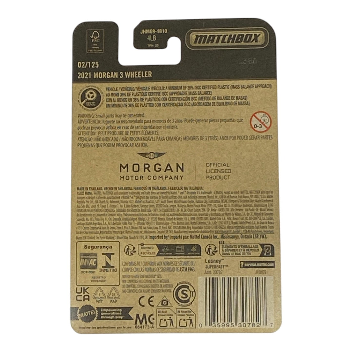 Matchbox 2021 Morgan 3 Wheeler - 2026 Matchbox Series 02/125