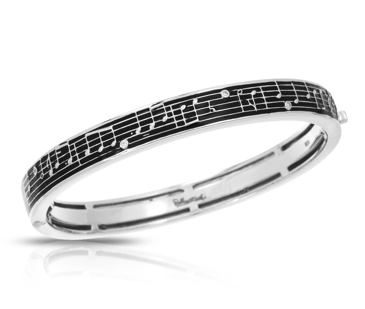 Melody Black Bangle