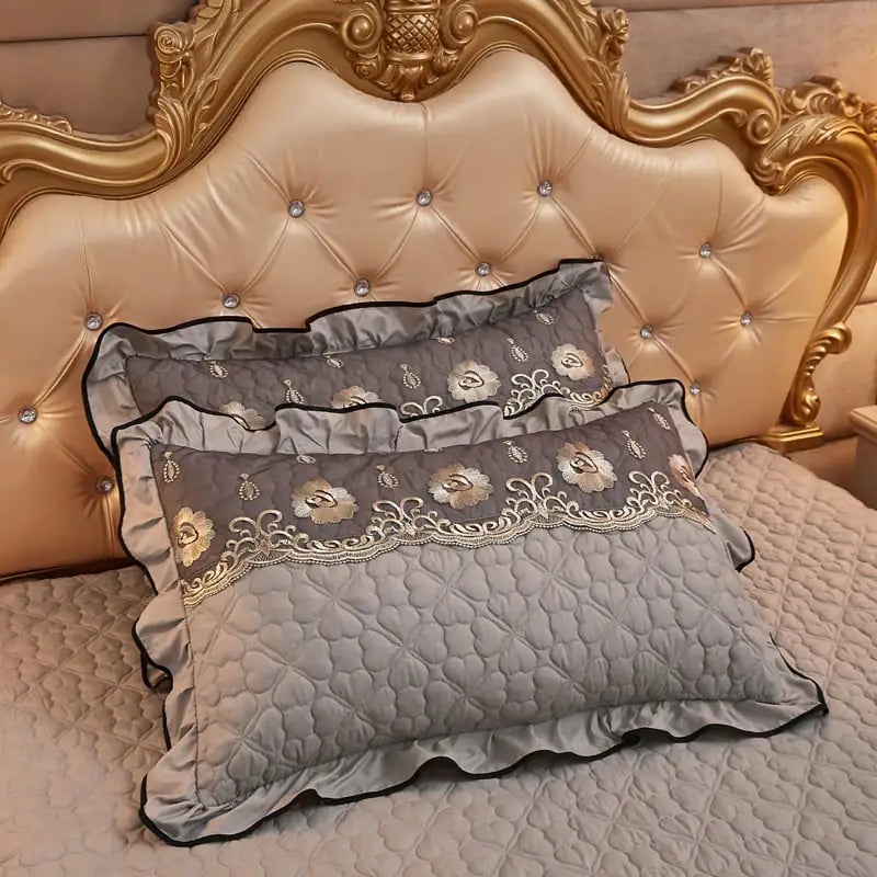 Thickened Lace Quilted Single Pillowcase