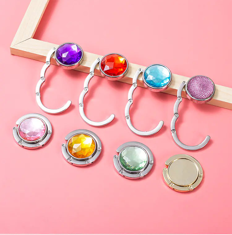 Crystal Folding Table Hook for Bags