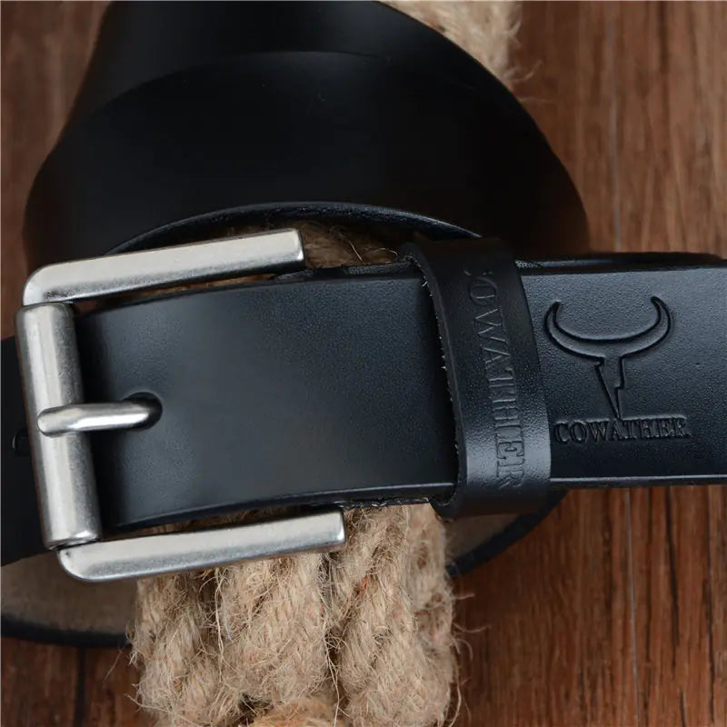 Luxury Leather Belt for Men 100-130cm